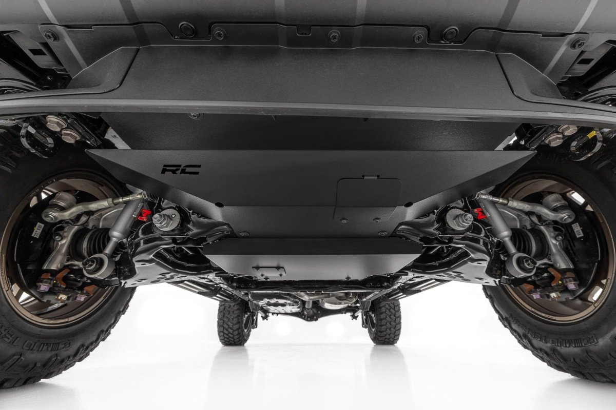 Toyota 4Runner Skid Plate - Front & Belly - Rough Country - Heavy-Duty - Gloss Black - '25-'26